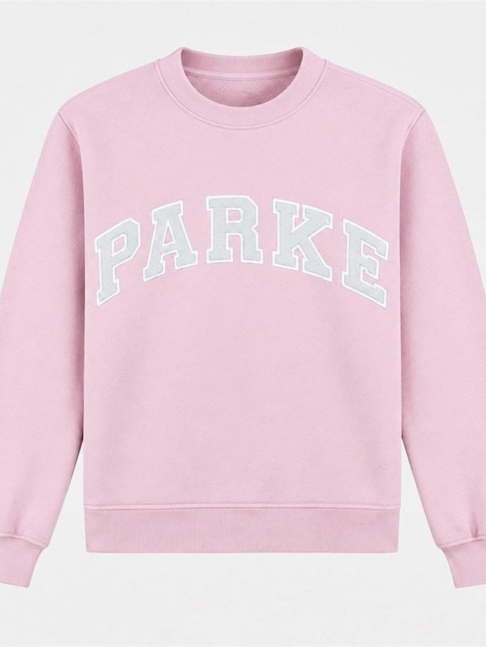Parke Varsity Mockneck Pink Sweatshirt— birthday drop